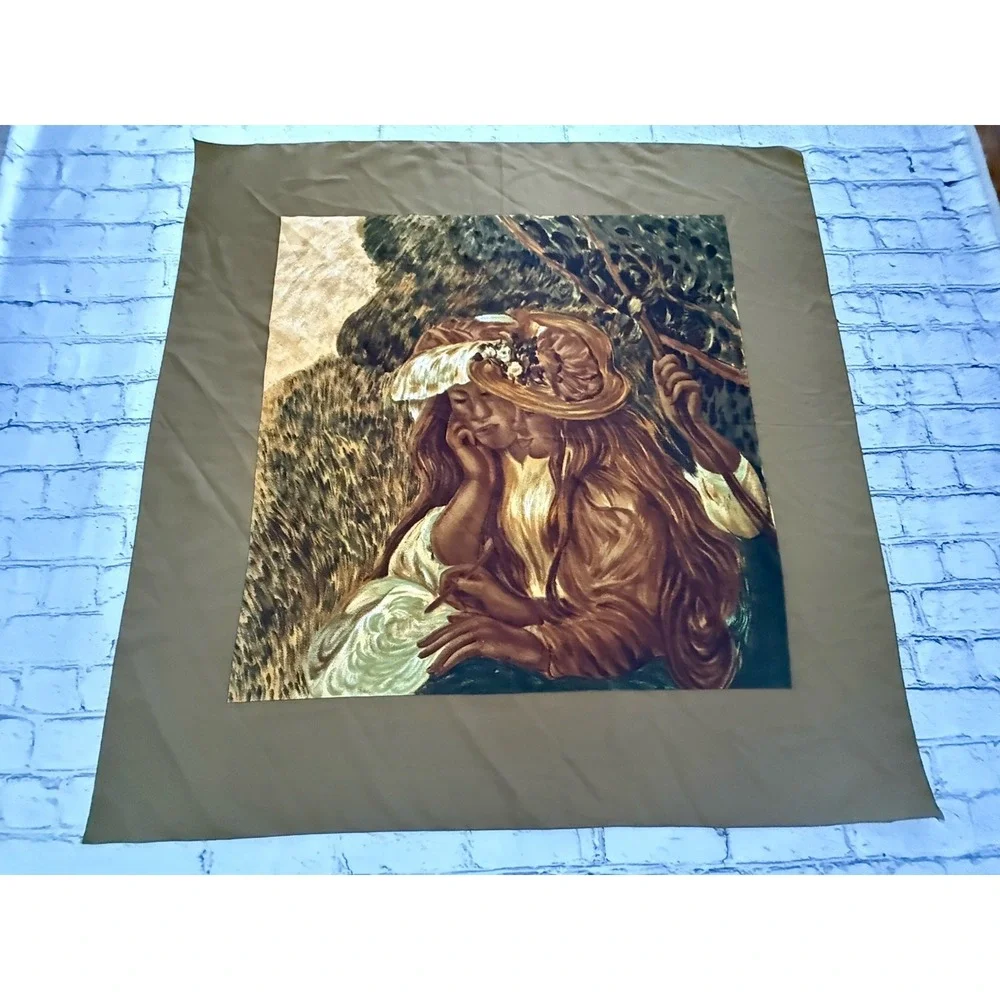 Fashion Scarf Renoir Sisters Large Polyester Scarf 34